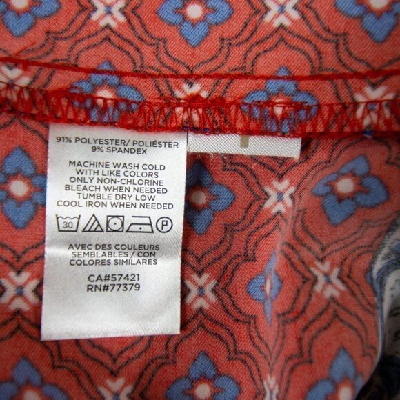NWOT LOFT BORDER FLORAL TIE WAIST DRESS,XS - Picture 16 of 16